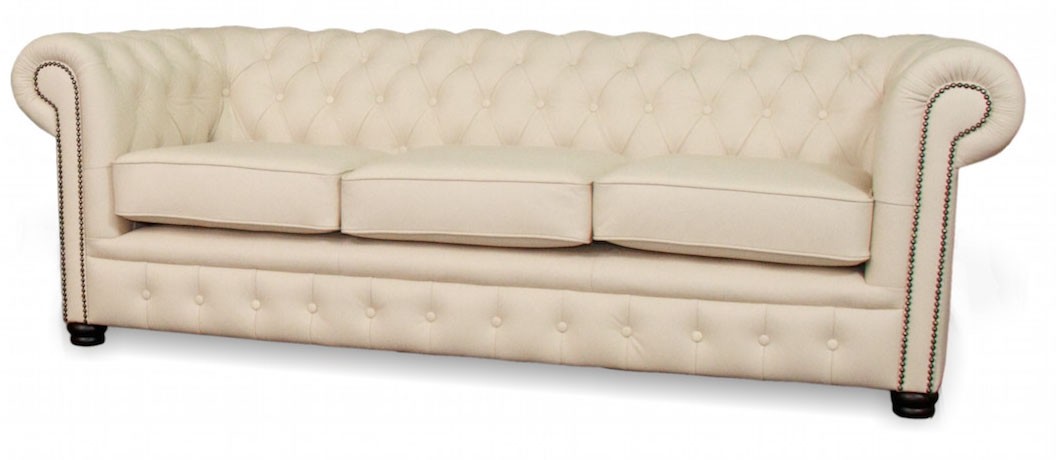 Chesterfield Sofas, Cream Chesterfield Leather Sofa