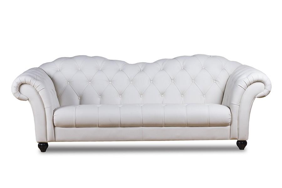 Chesterfield Sofas, White Leather Chesterfield Chair
