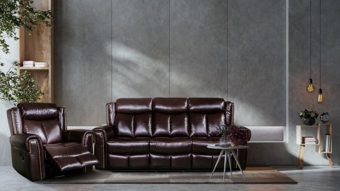 Archer Chesterfield recliner suite