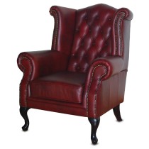 Lancaster Leather Wing Back Chair