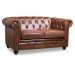 Percival 2 seater chesterfield couch