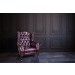 Sunderland leather high wing back chair