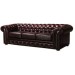 Winchester 3 seater chesterfield sofa in oxblood leather